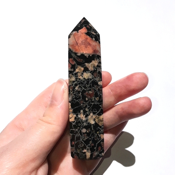 Plum Blossom Jade Tower *a bit wobbly* - Picture 3 of 4